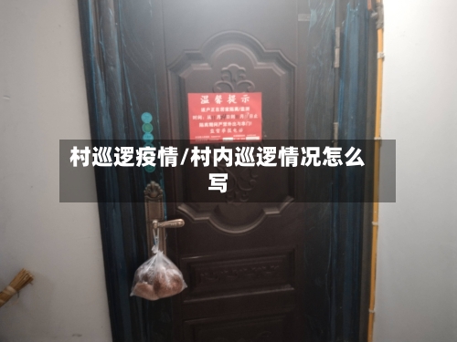 村巡逻疫情/村内巡逻情况怎么写