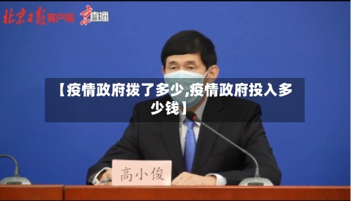 【疫情政府拨了多少,疫情政府投入多少钱】